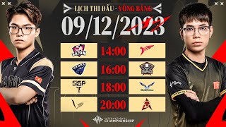 BAC vs TLN  BHD vs BRO  SGP vs FW  VGM vs HKA  VÒNG BẢNG AIC 2023  NGÀY 0912 [upl. by Lebama]