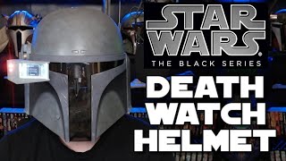 Hasbro Black Series Death Watch Mandalorian Helmet  Unboxing amp Review [upl. by Nnyled166]