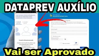 Auxílio Dataprev USUÁRIO NÃO PROCESSADO AINDA PODE SER Aprovado [upl. by Atsyrt]