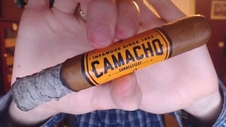 Camacho Connecticut Robusto Cigar Review [upl. by Edylc18]