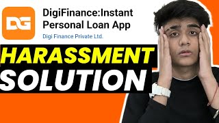 Digi Finance Loan App Harassment 😰😰 Solution Digi Finance Loan App Real Or Fake instantloanapp [upl. by Nodarb]