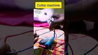 How to make 12 volt cutter machinescinceproject scinceexperiment cutter machine 12 volt battery [upl. by Olrac]