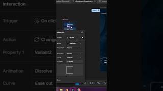 Create a hover effect in figma tutorial figma howto creative uidesign [upl. by Normand]