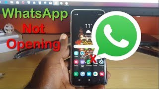 WhatsApp not Opening Fix5 Solutions [upl. by Kcuhc]