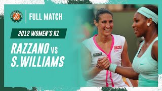 Razzano vs Williams 2012 Womens round 1 Full Match  RolandGarros [upl. by Rehpotsirhc]