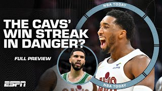 Can the Celtics BREAK the Cavaliers 15game win streak 😳  NBA Today [upl. by Nalyk]