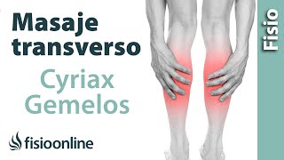 Automasaje para tendinitis  Masaje transverso profundo de Cyriax [upl. by Airbmat]