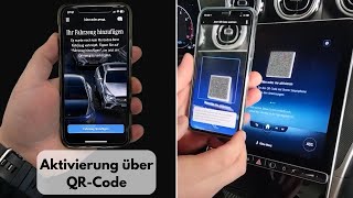 Mercedes me connect Aktivierung über QR Code [upl. by Onaicilef]