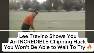 Lee Trevino Shows You This INCREDIBLE Chipping Hack [upl. by Oraneg]