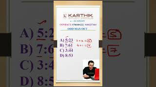 Odd Man Out NUMBER based tnusrb tnpscmaths tnpscpreparation tnpscgroup2 sscgl2024 rrbalp2024 [upl. by Rehpinej]