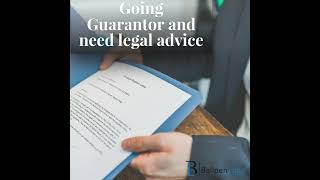 Going Guarantor and need legal advice [upl. by Ybot30]