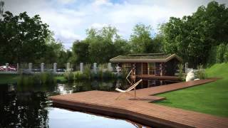 Albrechts Aue Wannsee  3D Visualisierung  Animationsfilm [upl. by Enimrej]