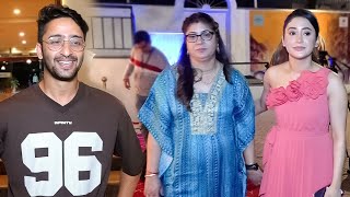 Shivangi Joshi And Shaheer Sheikh At KanwarNehass New Show Udne Ki Aasha FIRST Episode Screening [upl. by Michiko842]