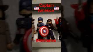 Captain America Minimates marvel comicbooks avengers minimates ginoreadscomics [upl. by Mckeon]