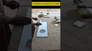 Straight Glass Cutting shorts shortvideo [upl. by Jorrie]