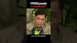 FPRRD PWEDE ICONTEMPT Duterte QuadCom EJK [upl. by Ielak343]