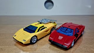 Transformers WFC Earthrise Sunstreaker Kingdom Sideswipe Stop Motion [upl. by Kevan]