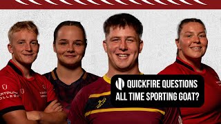 QuickFire Questions  Hartpury and Cardiff Met [upl. by Adnawt]