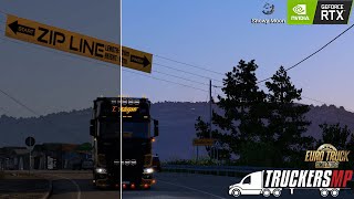 ETS2 Best Graphics Mods  TruckersMP 150 Realistic Mods [upl. by Anelaf]