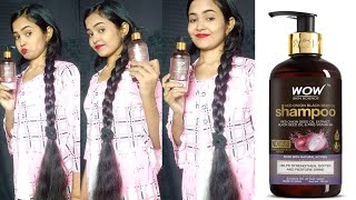 wow onion shampoo results  wow onion black seed shampoo review  wow shampoo  anupama sahu [upl. by Natan]