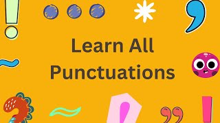 Punctuation in English Grammar For Kids ❗❓Learn Punctuation Marks in English for Kids Verbal [upl. by Odrahcir703]