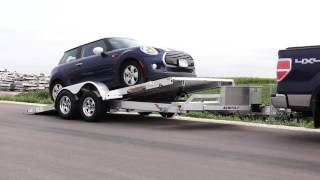 Aluma  8216 Power Tilt  Loading a 2014 MINI Cooper [upl. by Viehmann]