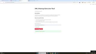 XML Sitemap URL Extractor Tool [upl. by Htrahddis]