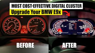 DIGITAL CLUSTER FOR BMW E90E91E92E93  Complete Upgrade Guide [upl. by Bogosian698]