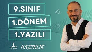 9Sınıf Matematik 1Dönem 1Yazılı  Mantık Kümeler öğrenmegarantili [upl. by Clough]