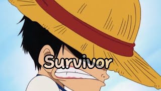 Shankswhitebeard AMV  Survivor [upl. by Dnomra]