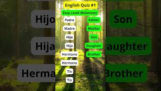 Vocabulario en Inglés Sobre Familia [upl. by Camille62]