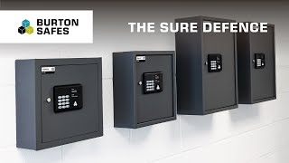 Keyguard KG38 KG64 KG100 and KG200 Key Safes range offers secure storage for multiple sets of keys [upl. by Anerres]