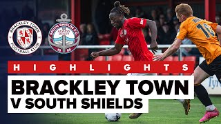 HIGHLIGHTS Brackley Town 11  South Shields  Saturday 28th October [upl. by Anu]