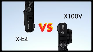 Fujifilm XE4 vs Fujifilm X100V  Specs list and comparison [upl. by Eceinaj477]