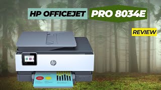 HP OfficeJet Pro 8034e Of 2023 Review best [upl. by Mathre]