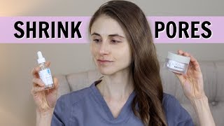 SHRINK YOUR PORES TIPS FROM A DERMATOLOGIST DR DRAY [upl. by Akemot]