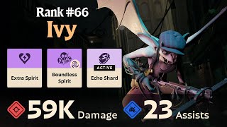 Deadlock Ivy Gameplay amp Build  60K Damage Rank 66 Player CLARNET [upl. by Yennor]