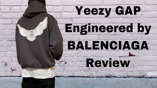 【アパレル】YZY GAP Engineered by BALENCIAGA Dove Shrunked Hoodie Review【レビュー】 [upl. by Chouest]