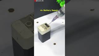 4v Lead Acid Battery Repair  trending experiment viral shorts battery [upl. by Oninotna]