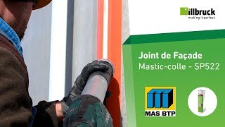 ILLBRUCK  Masticcolle pour les joints de façade avec MAS BTP  SP522 [upl. by Anaiviv]