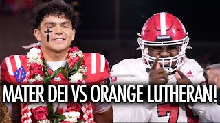 1 Mater Dei vs Orange Lutheran  LEAGUE FINALE [upl. by Grondin579]