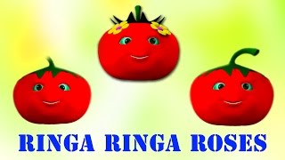 Ringa Ringa Roses With Tomato 30MIN  Nursery Rhymes with Lyrics [upl. by Dacy783]