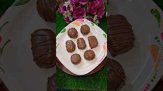 Chocolate ball recipe 😋 Chocolate truffle balls shorts youtubeshorts trending viralrecipe [upl. by Claudina955]