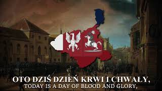 quotWarszawianka 1831 rokuquot The Varsovian 1831  Polish Patriotic Song LYRICS [upl. by Leikeze]