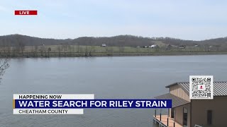 Search from Riley Strain continues on TN waterways [upl. by Ainna]