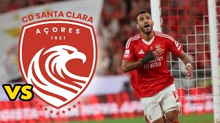 SL BENFICA VS SANTA CLARA LIGA BETCLIC [upl. by Ayital]