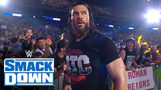 UNSEEN Roman Reigns aftermath of Bloodline decimation SmackDown exclusive Aug 9 2024 [upl. by Somisareg]