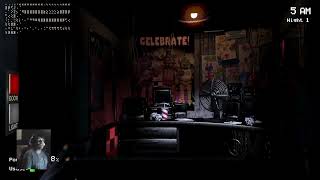 Five Nights At Freddys 1 COMPLETO I Noche 16 I live 20 [upl. by Reede]