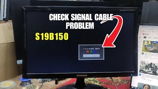 Samsung Monitor Check Signal Cable Problem Solution  VGA Problem Fix  Created by Afjal Hossain [upl. by Witherspoon]