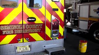 Seminole County Fire Department Station 11 Tones [upl. by Kcirb462]